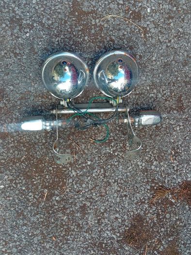 motorbike headlights and indicators