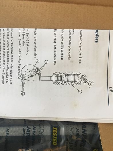 Front Shock Absorbers AUDI A4  SEAT  VW
