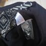 Mudflower Black Jumper.  S.  S-M - 12.  New. Image 6