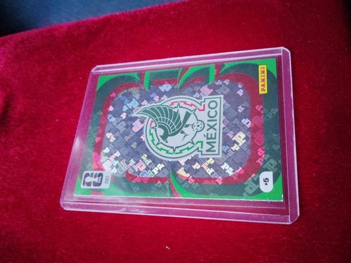 Mexico World Cup Panini country crest card