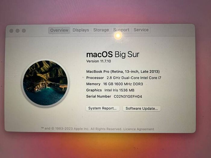 MacBook Pro (Late 2013) - High Spec i7, 16GB RAM, 250GB SSD
