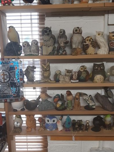 Owl holographic picture