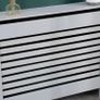 Grey Painted Radiator Cover Wall Cabinet Wood MDF Traditional Modern Small (FREE POSTAGE) Image 3