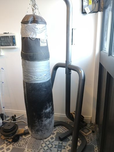 Boxing bag stand