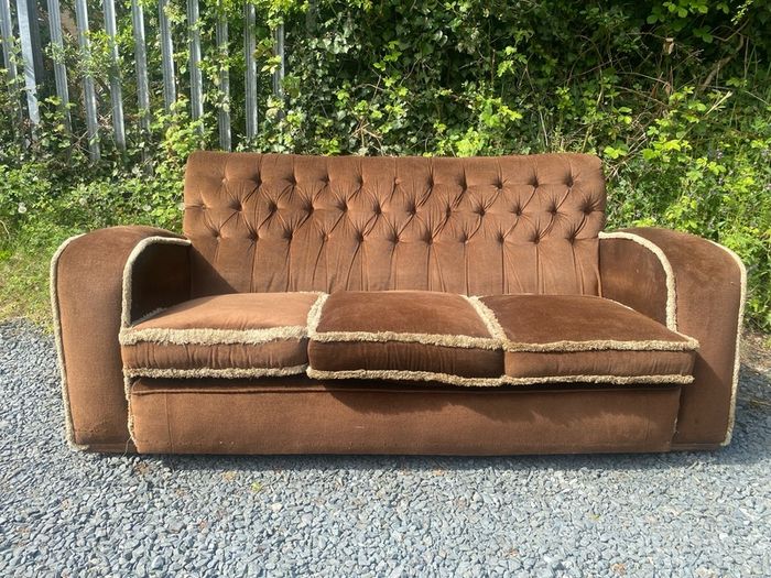 Lovely Retro Brown Couch
