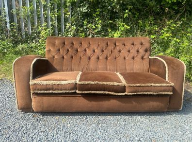 Lovely Retro Brown Couch