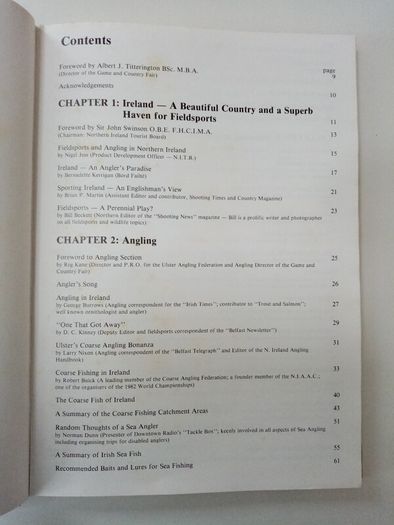 Irish Field Sports and Angling Handbook 1984 - Country Sports Book - Hunting Fishing Book