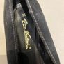 Low heel black leather suede designer women shoes size 6 Image 7