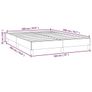 Bed Frame without Mattress Light Grey Super King Velvet Image 4