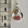 Silver 925 Pendant with Pink Tourmaline. Image 7