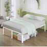 High White King Size Bed Frame 5ft with Rounded Corner Image 8