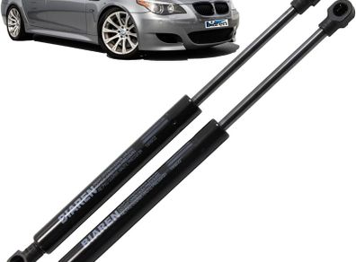 2x Front Bonnet Gas Struts Springs For BMW 5 Series E60 E61 2004-2010 Lift Support System 330 (N) 313 MM 51237008745 51247008754