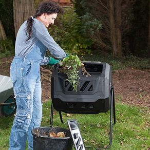 Drum Composter 160 Litre Rotatable Compost Garden Composter Drum Composter  Rotatable Compost