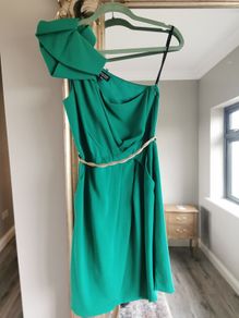 Warehouse Green Dress