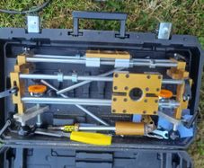 door lock drill out device