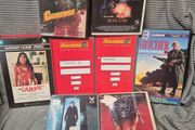 Vintage Horror &amp; Cult VHS Mega Job Lot x8 - Original 80s/90s Ex-Rentals (Carrie, Army of Darkness, Candyman)