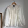 Massimo Dutti Silk /cotton Blouse Size Medium Image 4
