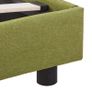 Bed Frame Green Fabric 120x190 cm Image 3