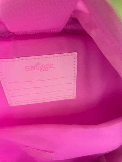 Smiggles girls pink unicorn school bag.