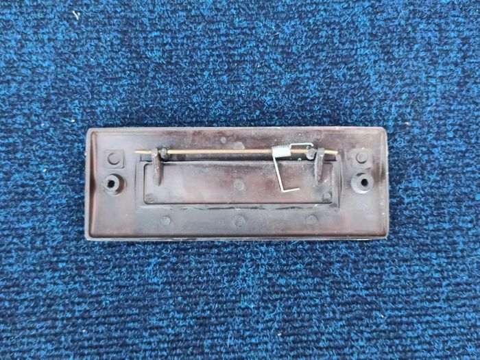 Door letter plate  dark copper finish