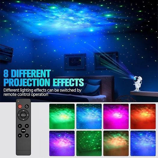 FREE EXPRESS SHIPPING Astronaut Galaxy Star Projector Starry, Astronaut Projector with Nebula,Timer and Remote Control, Bedroom and Ceiling Projector, Best Gifts for Children and Adults