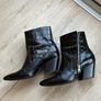 All Saints Leather Ankle Boots Image 3