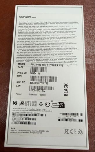 iPhone 15 ProMax 512Gb