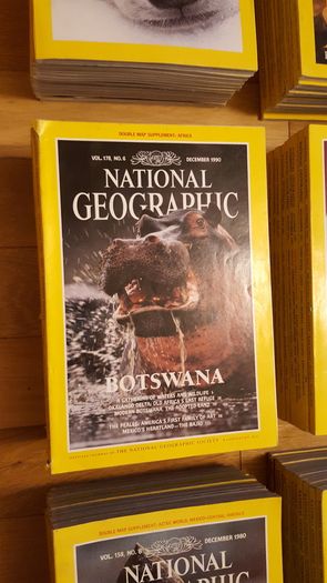 National Geographic magazines x 400 from early 20th century to 2009