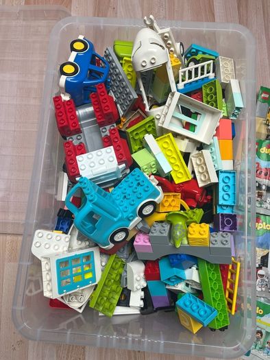 Duplo - large mixed box of duplo blocks