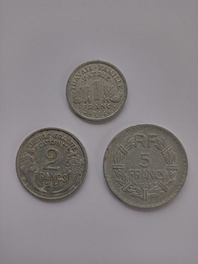 French World War II Francs