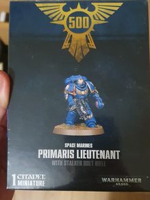 Space Marines Primaris Lieutenant with Stalker Bolt Rifle (Warhammer 40k)