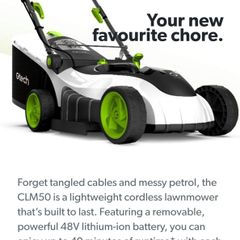 Electric Lawnmower with rechargeable battery