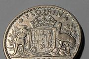 Australia Silver Florin 1956