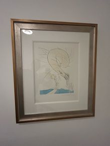 Salvador Dali's Freud with Snail Head
