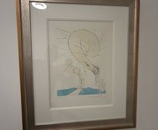 Salvador Dali's Freud with Snail Head