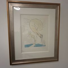Salvador Dali's Freud with Snail Head