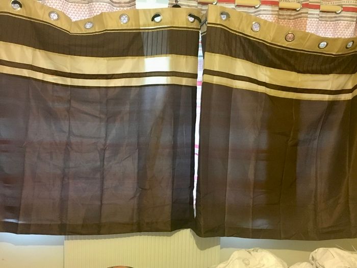 Curtains One pair width 160x Drop 135 cm
