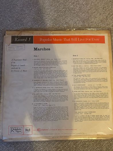 Popular Music That Will Live For Ever: Marches