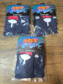 Near vintage 3 pairs Naruto boxers size small