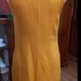 Oasis vintage mustard coloured dress, beautiful quality. Fully lined. Image 3