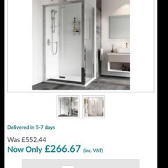 Flair frameless shower enclosure
