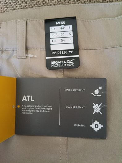 Regatta 44 waist 29 leg waterproof trousers stain resistant washable 5 pockets with slightly elasticated waist new with tags RRP 40 euro FREE STANDARD POSTAGE INCLUDED