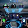3 in 1 Wireless CarPlay Android Auto Adapter Apple Car play Dongle Mini Ai Box Image 7
