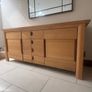 Dining room Oak with Mahogany detail Sideboard Image 2