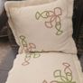 Irish Celtic Design Handcrafted Irish Cottage Four Cushions, embroidered Image 2