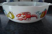 Vintage JAJ Pyrex 'Lobster' Casserole Dish retro 1960s