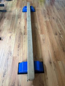 Gymnastics Brianna Balance Beam with 15cm riser legs