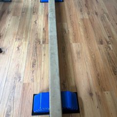 Gymnastics Brianna Balance Beam with 15cm riser legs