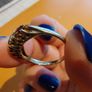 Vintage Garnet ring 9k gold Image 3