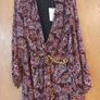 Savada Pandora Wrap Chain Dress.   S.46  - 16. . B.N.W.T Image 2